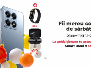 Xiaomi 14T cu cadou: Smart Band 9 sau căști! foto 2