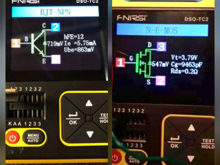 Osciloscop digital ESR tester multimetru generator осциллограф ESR тестер мультиметр генератор foto 9