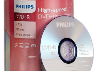 диски Philips Dvd-R 16X  100 штук