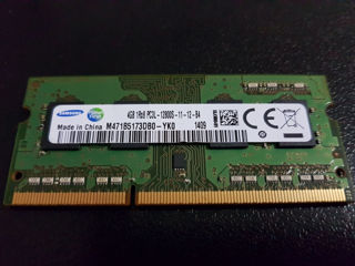 Оперативная память DDR3 PC3L-12800S Samsung для ноутбука Samsung ram Memory  4GB DDR3 PC3L/PC3,1333, foto 2