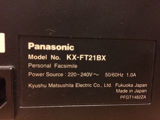 KX-FT21(made in Japan)Telefon foto 2