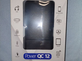 Power bank портативная зарядка 12 000 mAh foto 1