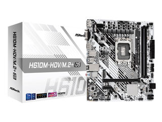 Материнская плата - «ASRock H610M-HDV/M.2+ D5» foto 4