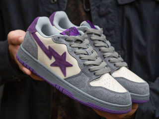 A Bathing Ape Bape Sk8 Sta Grey/Purple foto 1