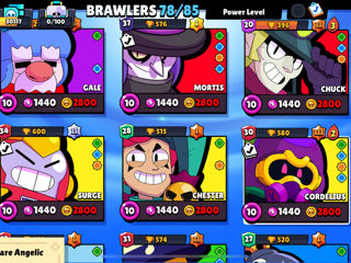 Vand cont brawl stars 30k trofee 114 skinuri la pret bun foto 4