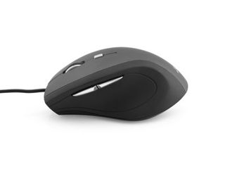 MediaRange Wired 5-button optical mouse, black/grey foto 3