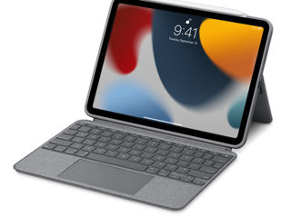 Husa Originala Logitech Combo Touch Keyboard Case Cu Trackpad pentru iPad Air (5th generation)
