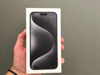 iPhone 15 Pro Max Black Titanium 256Gb Sigilat!