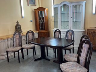 Masa cu 6 scaune,produs din lemn, Стол с 6 стульями, деревянное изделие, foto 15