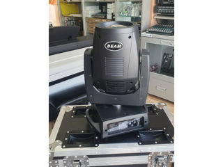 Bonaudio spotlight beam 450w - set 2 bucati moving head + case (cu roti) foto 15