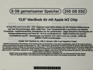 Apple MacBook Air M2 foto 2