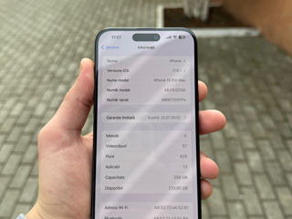 iPhone 15 Pro Max Blue Titanium 256 Gb foto 4