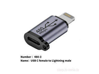 Adapter. Адапреры, переходники, Micro USB, female, male, USB-C, Lightning, Mini USB. foto 3