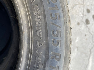 Se vând 4 cauciucuri 215/55 r 16 (michelin) 2550 lei! foto 2