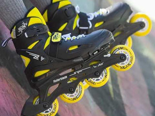 Role Rollerblade FURY nero-giallo (video) ролики, 0%, livrare toată Moldova  33-38, 36-40,  29-33 foto 7