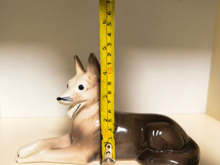 Винтажная фарфоровая статуэтка собака.старая Германия. foto 8