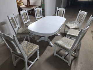 Masa extensibilă +9 scaune. foto 2