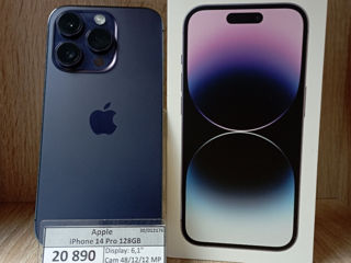 Apple iPhone 14 Pro 128GB.  19590 lei