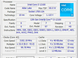 Intel Core i3-12100 / Pentium Gold G7400 foto 3