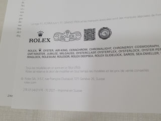 Catalog Rolex 2021-2022 + Set Bicycle cadou foto 10