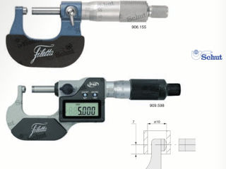 Измерительный инструмент,  микрометры, штангельциркуль, линейки, рулетки, дорожные рулетки, SCHUT foto 10