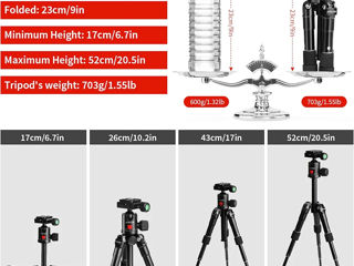 Mini Tripod/ Мини трипод с креплением для телефона foto 5