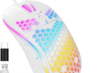 Wired RGB Illuminated Gaming Mouse! (Livrare gratuita in tot orasul) foto 3