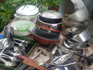 Посуда,тарелки ,чашки,графины ,хрусталь foto 5