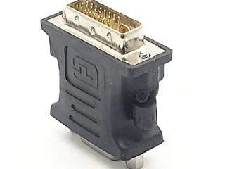 Переходники/ Adaptor VGA - DVI (24 + 5) foto 6