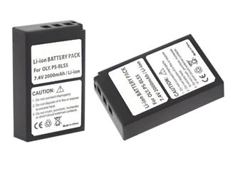 Два аккумулятора BLS5+двойное зарядное устройство для Olympus foto 3