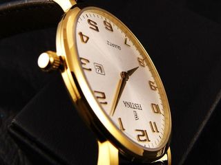 Швеицарские мужские позолоченные часы Festina новые в упаковке на гарантии foto 4