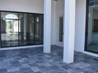 Travertin gri Silver Gray – piatră naturală pentru fațadă, podea și pereți interior/exterior foto 13