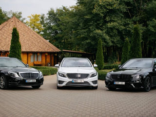 Chirie Mercedes Benz de lux albe&negre / Aренда Mercedes Benz люксовые белые&черные (16) foto 1