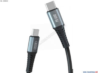 Type-C To Type-C Cable Xo, Pd Fast Charging 60W, Nb-Q167, Black