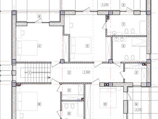 Codru,casa  nouă-390 mp,teren 6 ari  фото 7