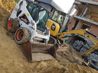 Servici transport miniexcavator & bobcat,servicii transport evacuarea gunoiului defrisarea terenului foto 5