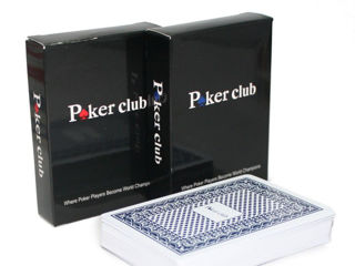 Игральные карты Poker Club carti de joc пластик