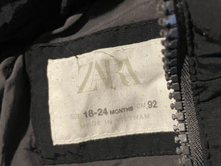 Детская куртка зима Zara 18/24 мес foto 3