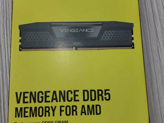 Memorie Ram Corsair Vengeange  DDR5 32 GB (2*16) 6000Mhz Nou foto 2