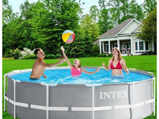 Piscină Intex 366х99сm, 8592L, cadru metalic + scara