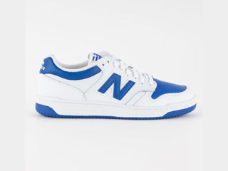 New Balance 480 in white and blue