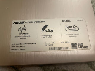 ASUS X540SA (Display 15.6 / Intel Pentium Quad-Core 2.40 GHz / Ram 4GB / HDD 500GB  Ca nou ! foto 4