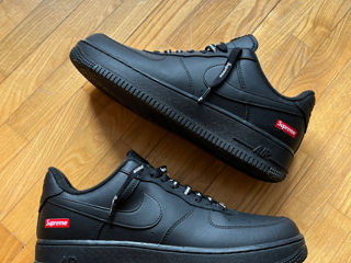 nike air force 1 supreme black