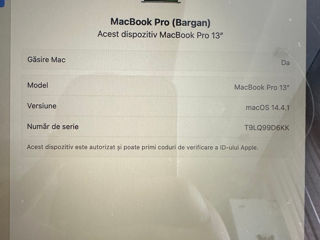 Se vinde Macbook 13 Pro nou foto 8