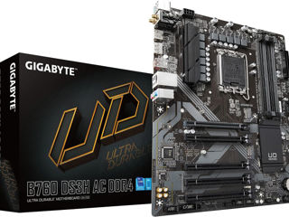 Gigabyte B660 DS3H AC DDR4 ATX,Supports 14th/ 13th /12th processors ,WiFI+Garantie