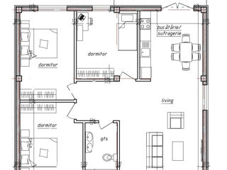 Apartament cu 3 camere, 125 m², Centru, Ialoveni foto 7