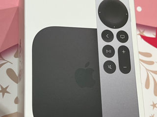 Apple TV 2022 3rd gen, 4K, 128GB, Wi-Fi, Ethernet. New. Cutie Sigilata. Ultima versiune.