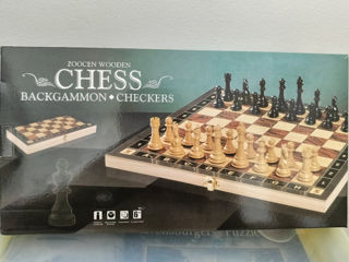 Шахматы,шашки,нарды 3 в 1 foto 1