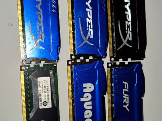 TOP RAM  Kingston Hyper X DDR3 8Gb 1600 MHz -200 Lei bucata