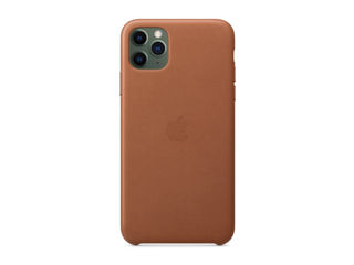 Apple iPhone 11 Pro Max Leather Case - Saddle Brown foto 5